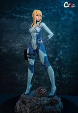 Samus Zero Suit And Dread Suit Statues Creation Studio Deluxe