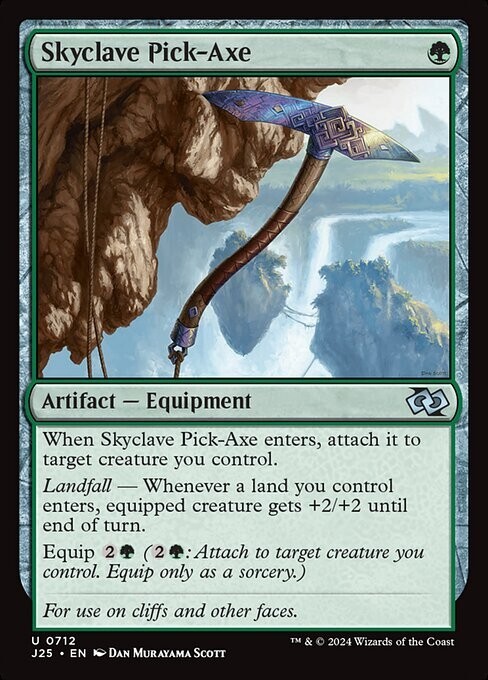 NM Skyclave Pick-Axe, MTG, Foundations Jumpstart, Magic the Gathering, 712