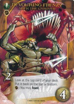 MIEK UNHIVED Upper Deck Marvel Legendary WORLD WAR HULK MIEK UNHIVED Upper Deck Marvel Legendary WORLD WAR HULK