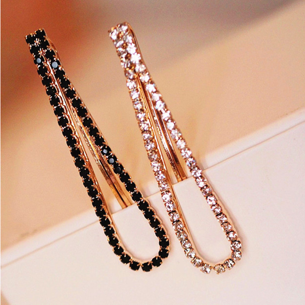Women Flower Rhinestone Hair Pin Clips Barrette Hair Comb Hairpin Bridal -h^a