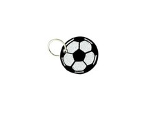 Porte cle cles clef brode patch ecusson biker morale ballon de foot football