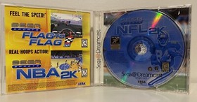 NFL 2K (Sega Dreamcast, 1999) Complete CIB With Registration Card￼￼