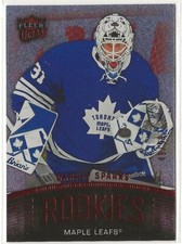 2015-16 Fleer Showcase Ultra Rookies Platinum Medallion #U29 Garret Sparks 49/99