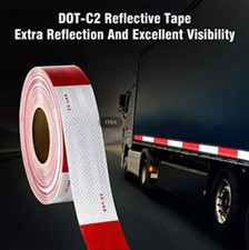 Car Bumper Reflective Stickers Warning Strip Tape Secure Reflector Stickers US