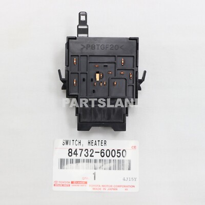 84732-60050 Toyota OEM Genuine SWITCH, HEATER BLOWER | eBay