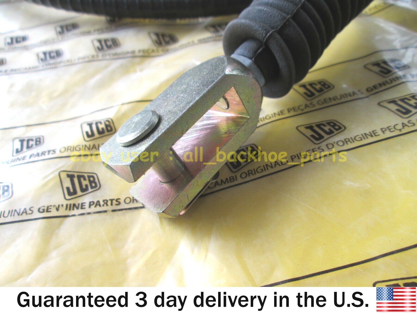 JCB BACKHOE GENUINE JCB PARKING BRAKE CABLE (PART NO. 910/28200 910/