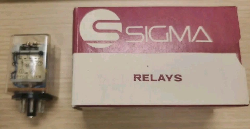 Sigma, Relay, 42R06Z 4.000 ACG SIL, DPDT 5 A Contacts, 4000 Ohms Coil Res, 120V - Image 2 of 4