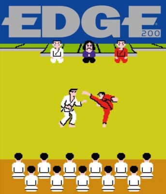 RARE LIMITED EDITION 140/200 KARATE CHAMP GAME EDGE MAGAZINE COLLECTOR POSTCARD