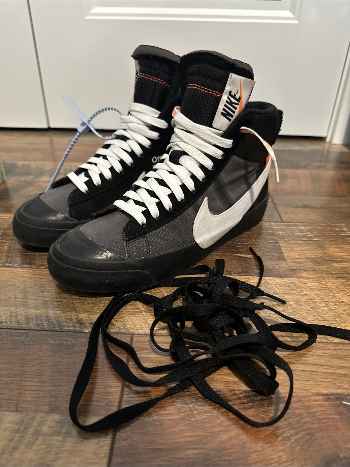 OFF WHITE X NIKE Blazer Nike Off White Mid Grim Reapers taglia 8 senza scatola