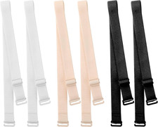 Shoulder Bra Straps Replacement 3 Pairs Women'S Convertible Bra Straps, Adjustab
