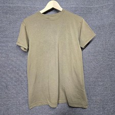 Duke Athletic Mens Coyote Brown Tactical T-Shirt Small Made in USA Military Tee
