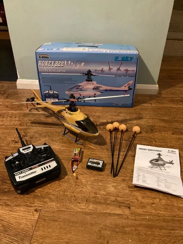 ラジコン　ヘリコプター　Hobby Honey Bee King HoneyBee King II 6ch RTF 72mhz Mode 2