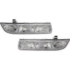Headlight Set For 96 97 98 99 Saturn Sl2 Sw1 Left And Right With Bulb 2pc Headlight Set For 96 97 98 99 Saturn Sl2 Sw1 Left And Right With Bulb 2pc