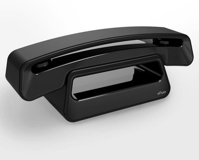 ALCATEL ePure Iconic Schnurloses Festnetztelefon DECT Vintage Schwarz