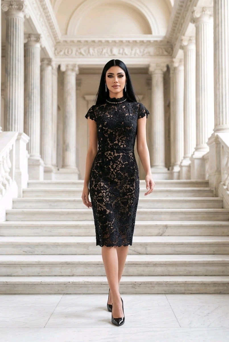 Lace Halter Black Dresses for Women for sale | eBay