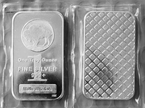 Lot of 2: 1 oz BUFFALO .999 UNC SILVER BARS~SEALED In Factory Pouches~FREE SHIP