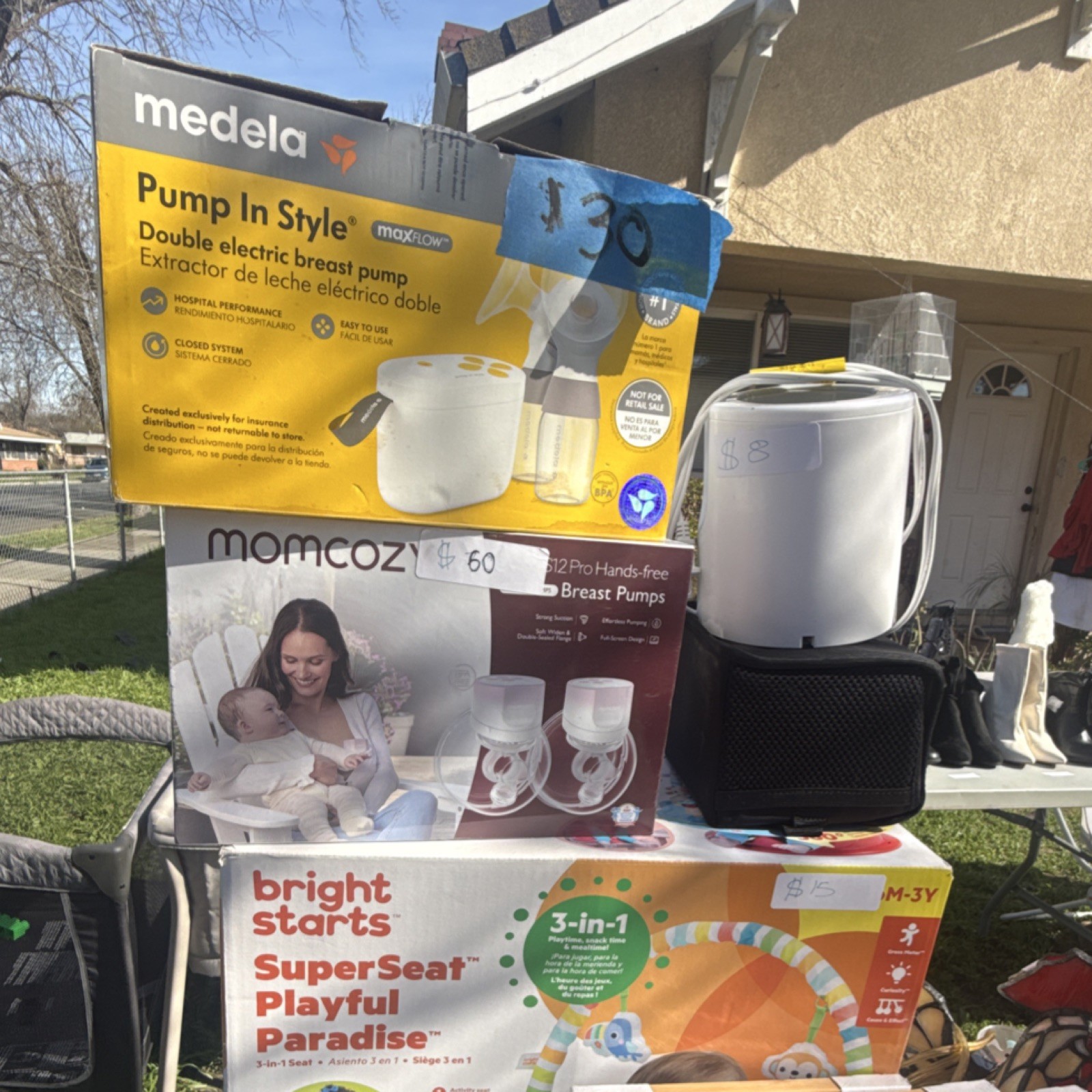 Medela Pump In Style Double Electric Breast Pump Closed System Kit Easy to Use