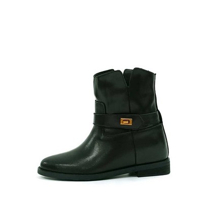 Francesco Milano Stiefelette Low Detail Gold D16-02A-NE Farbe Schwarz