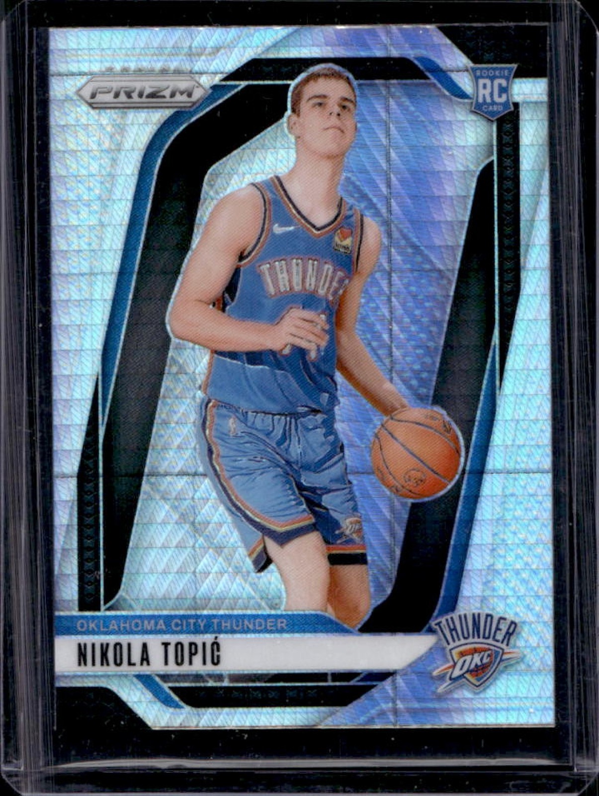 2024-25 Panini Prizm Nikola Topic RC Hyper Rookie #230 Thunder