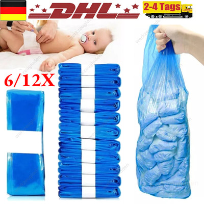 6/12er Nachfüllbeutel kompatibel mit Angelcare Tommee Tippee Nachfüllkassetten