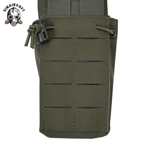 SPUD Táctica Doble 5.56 7.62 Mag Bolsa Molle Radio Bolsa Paquete de Almacenamiento Corte Láser - Imagen 6 de 23