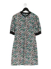 Oasis A-Line Midi Dress M in Multi