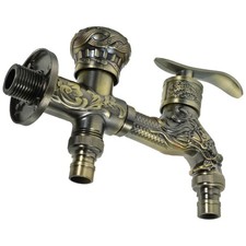 Zinc Alloy Water Tap Washing Machine Spigots for Bathrooms Mop Sinkfaucet