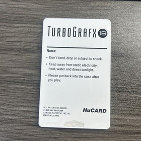 China Warrior NEC TurboGrafx-16 HuCard Case Manual Tested 1989 Turbo Grafx