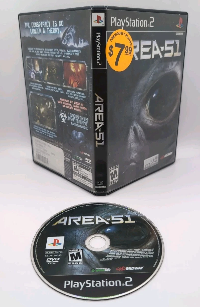 Sony PlayStation 2 NTSC-U/C US/CA Video Games) Area 51 for sale | eBay