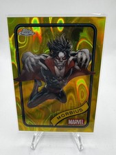 2025 Topps Chrome Marvel - Yellow Lava Refractor - Morbius - 166