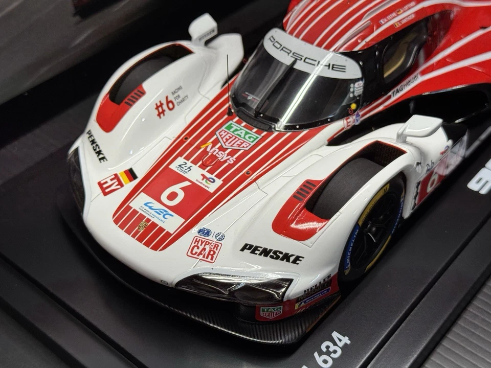 Porsche 963 LMDH #6 Penske 24hr Le Mans Pole Position Dealer Ed. 1/18 Scale - Image 3 of 4