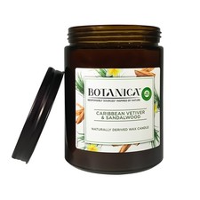 Air Wick Botanica Wax-Duftkerze im Glas Karibisches Süßgras & Sandelholz 500g
