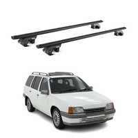 DachträGer GrundtäGer FüR Opel Kadett E Kombi 1985-1993 90Kg Alu Schwarz ABE