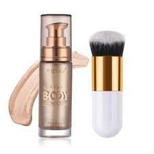 Rose Gold Body Shimmer Oil - Luminous Moisturizer  Highlighter for Radiant Skin