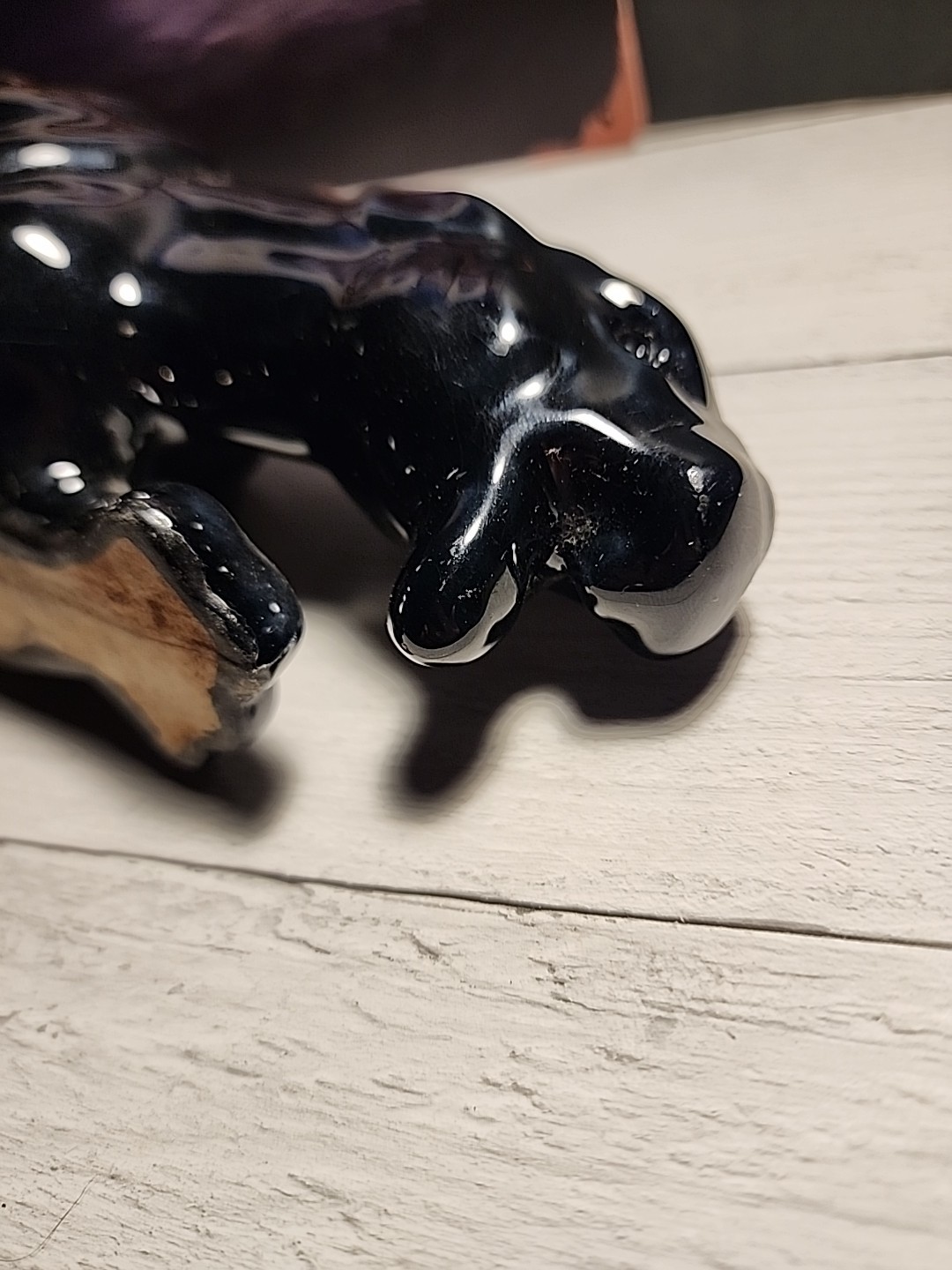 Vintage Hagger Stalking Black Panther Ceramic Mid Century Modern Pottery 13" thumbnail 6
