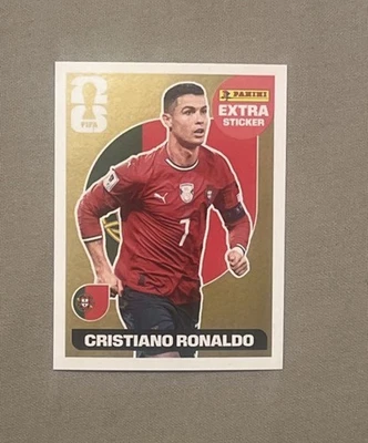 EXTRA STICKER – GOLD CRISTIANO RONALDO – PORTUGAL – Panini World Cup 2026 - Photo 1/3