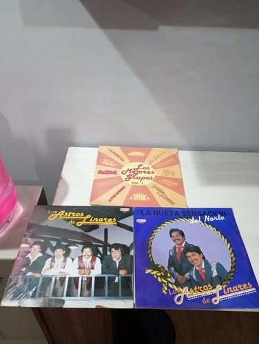 LOT 3 LP'S VINYL LOS ASTROS DE LINARES.- BRAND NEW Invasores De Nuevo Leon
