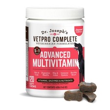 Dr. Joseph's Multivitamin Dog Supplement, 120 Count Large Dog 60 Day Supply ...