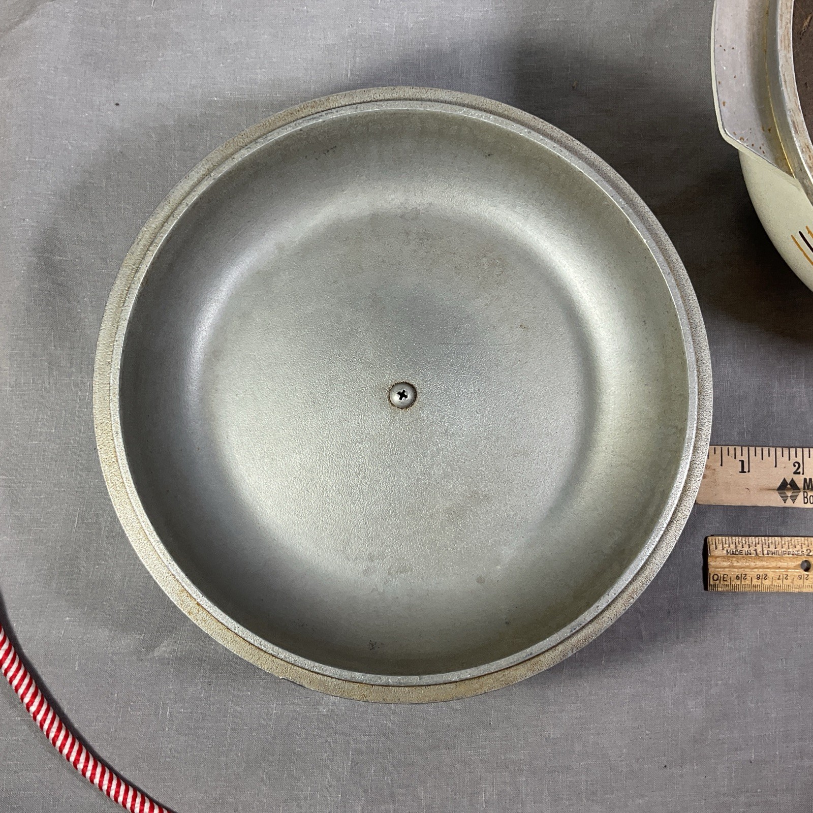 Vintage REGAL WARE 11" Steamer Pot Dutch Oven Roaster with lid striped