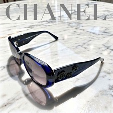 CHANEL Sunglasses Pre-Owned Authentic Full Rim Italy Women Full-Rim Designer