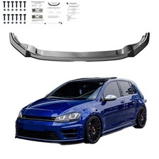 Frontlippe Schwarz Glanz passend für VW Golf 7 R R-Line 2013-2016 mit ABE