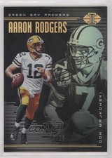 2018 Illusions Trophy Collection Black 8/25 Aaron Rodgers Don Majkowski #77 0q21