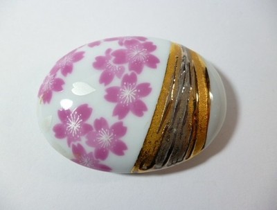 Ж Arita ware Ninomiya closed mine Obi clasp Ж Arita ware