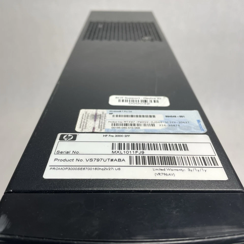 HP Pro 3000 SFF Pentium Dual-Core E6700 3.20 GHz 8 GB RAM No HDD No OS - Image 3 of 4