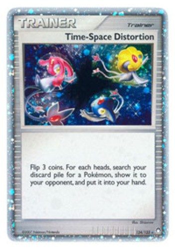 1x Time-Space Distortion - 124/123 - Holo Rare Heavily Played Pokemon Diamond &