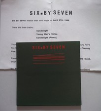 Six By Seven - Candlelight - CD & Promo Sheet NM - Indie Britpop New Wave