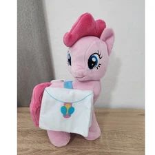 Zoobies My Little Pony 13” Plush Pinkie Pie Toy Storybook 2015 Stuffed Animal