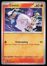 Litwick 036/197 Common Obsidian Flames Pokemon Near Mint