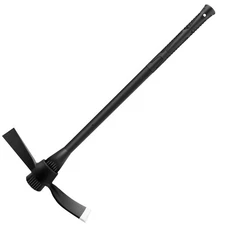Garden Pick Cutter Mattock, 36" Heavy Duty Pick Axe with Forged Heat Treated ...