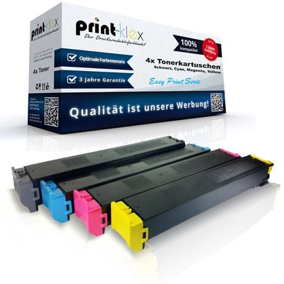 4 Qualitäts Tonerkartuschen für Sharp MX36 Drucker Patronen XL -Easy Print Serie